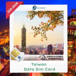 Taiwan (3GB-50GB) Unlimited Travel Data Sim Card