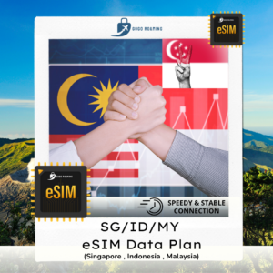 【eSim】SEA 3 Malaysia Roaming Data (3GB-20GB) Singapore I Indonesia - Southeast Asia 3 eSim Data Plan